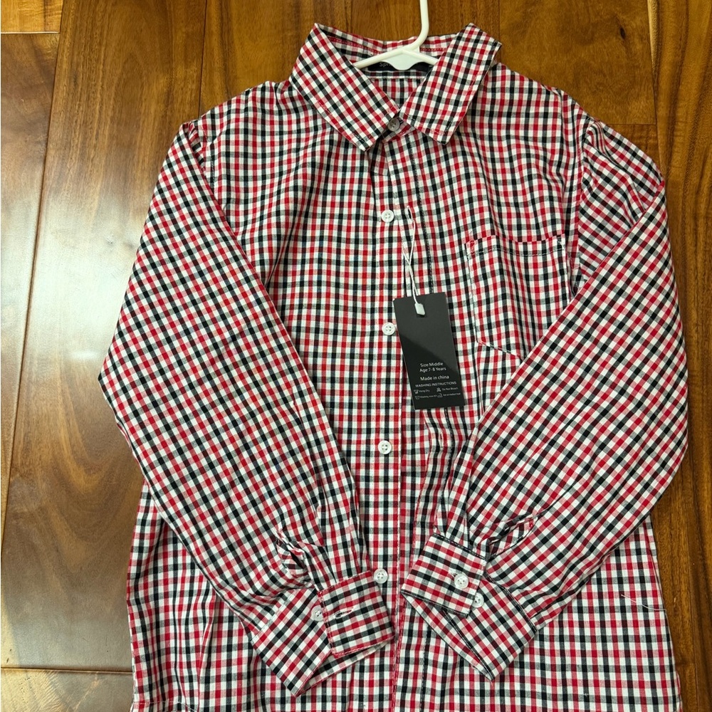 Classic Kids' Plaid Button-Down Shirt